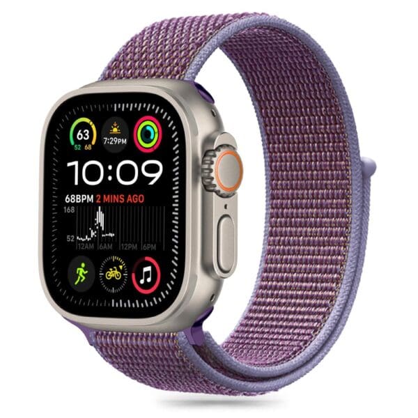 Tech-Protect Nylon Apple Watch 6 / 7 / 8 / 9 / 10 / Se (40 / 41 / 42 mm) Lilac