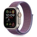 Tech-Protect Nylon Apple Watch 6 / 7 / 8 / 9 / 10 / Se / Ultra 1 / 2 (44 / 45 / 46 / 49 mm) Lilac