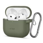 Tech-Protect Silicone Hook Olive Green Kryt AirPods 4