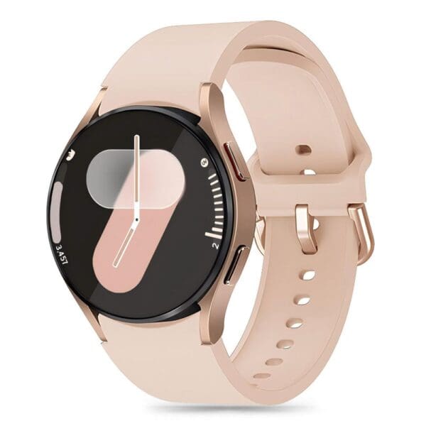 Tech-Protect Silicone Samsung Galaxy Watch 4 / 5 / 5 Pro / 6 / 7 / Fe Caffe Latte