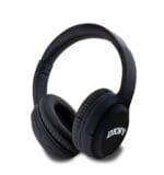 DKNY PU Leather Arch Logo Wireless Headphones Black