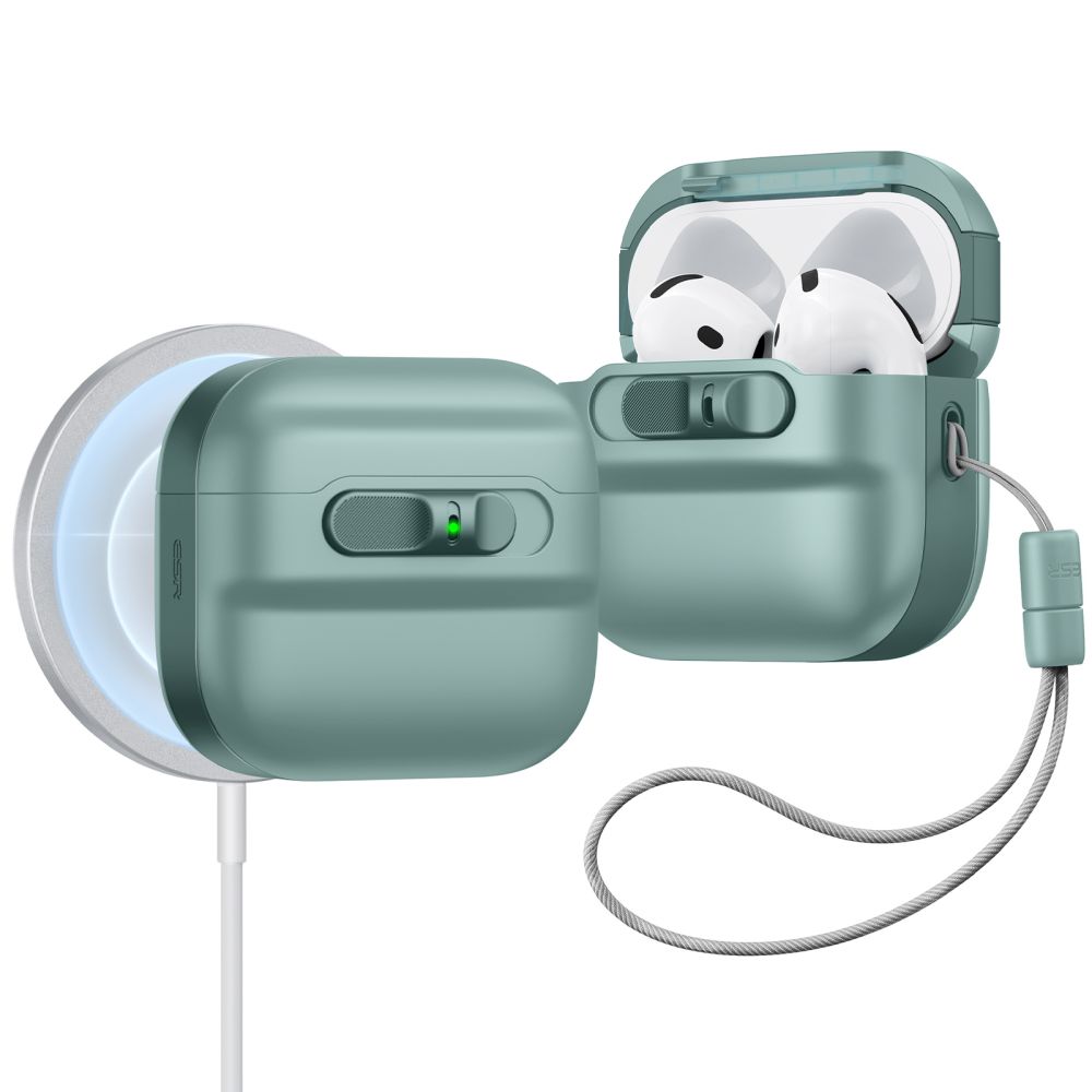 ESR Pulse Halolock MagSafe Green Kryt AirPods 4