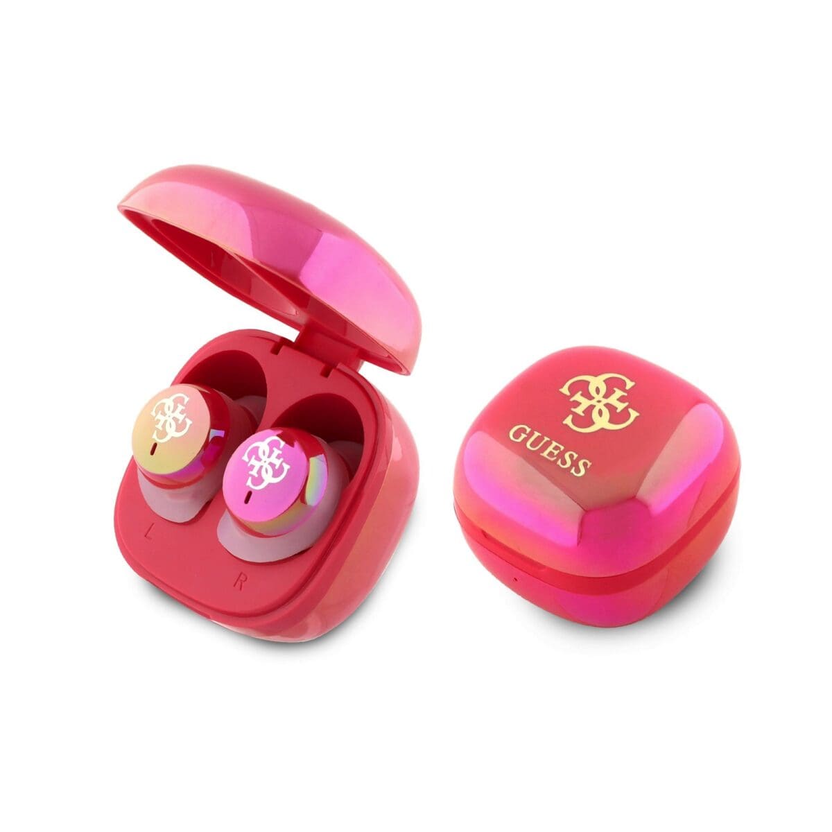 Guess 4G Logo Mini TWS Wireless Headphones Pink