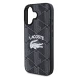 Lacoste Blend Monogram MagSafe Black Kryt iPhone 16 Pro Max