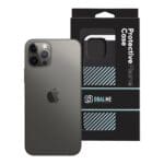 OBAL:ME Flossy Stripes Apple Black/Sky Blue Kryt iPhone 12/12 Pro