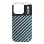 OBAL:ME Flossy Stripes Apple Black/Sky Blue Kryt iPhone 15 Pro