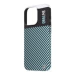 OBAL:ME Flossy Stripes Apple Black/Sky Blue Kryt iPhone 15 Pro