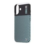 OBAL:ME Flossy Stripes Apple Black/Sky Blue Kryt iPhone 16 Plus