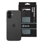 OBAL:ME Flossy Stripes Apple Black/Sky Blue Kryt iPhone 16 Plus