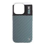 OBAL:ME Flossy Stripes Apple Black/Sky Blue Kryt iPhone 16 Pro