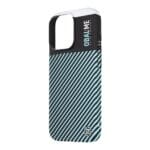 OBAL:ME Flossy Stripes Apple Black/Sky Blue Kryt iPhone 16 Pro