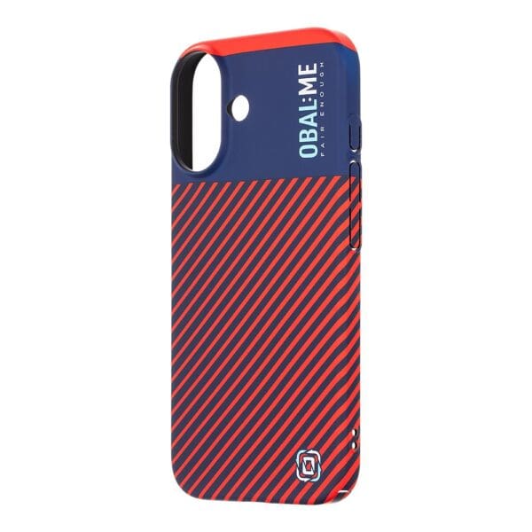 OBAL:ME Flossy Stripes Apple Blue/Red Kryt iPhone 16