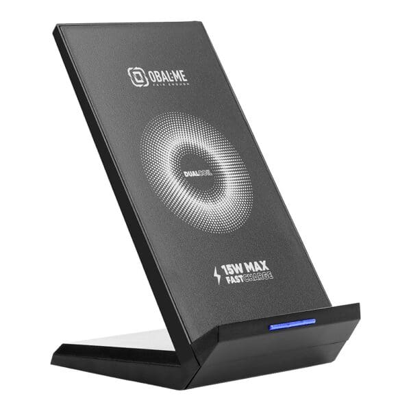 OBAL:ME StandCharger Wireless Charging Table Stand 15W Black