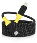 Tactical MagRope USB-C/Lightning 1m Black/Yellow