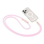 Tech-Protect C7S Rope Crossbody Strap Baby Pink/Gold