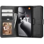 Tech-Protect Wallet Black Kryt Xiaomi 14T