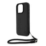 BMW Leather Signature and Strap Black Kryt iPhone 16 Pro Max