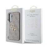 Guess PU 4G Metal Logo Pink Kryt Samsung Galaxy S24 Fe