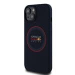 Red Bull Silicone Red Ring MagSafe Navy Kryt iPhone 15