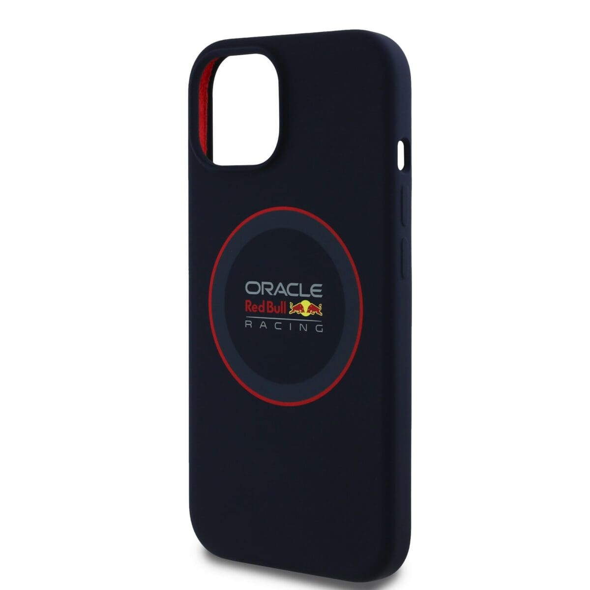 Red Bull Silicone Red Ring MagSafe Navy Kryt iPhone 15