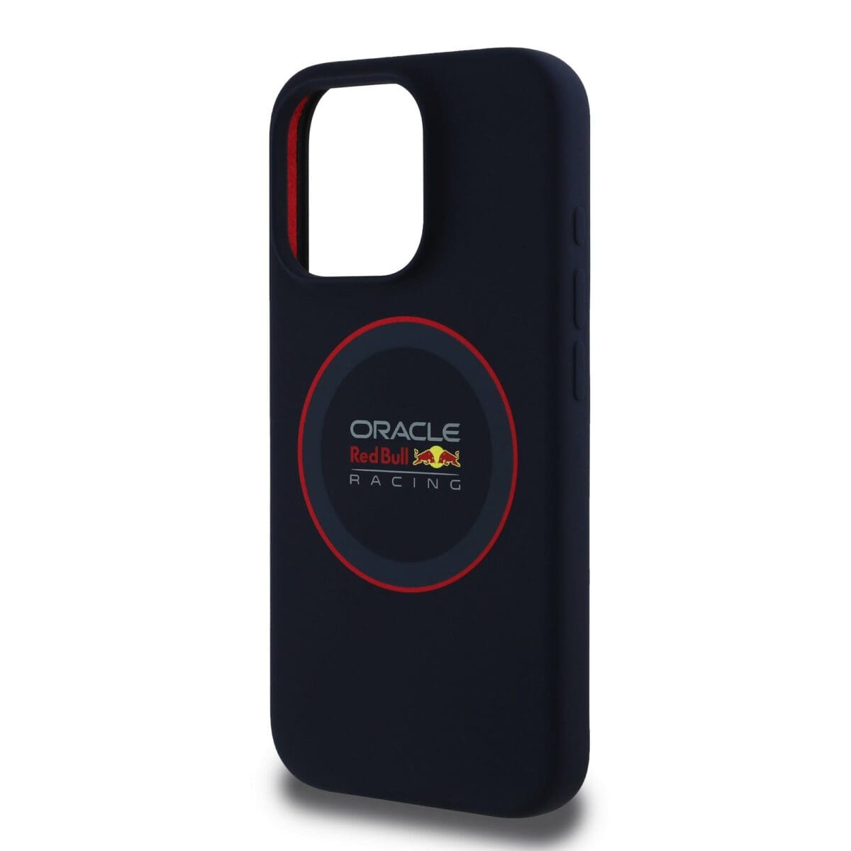 Red Bull Silicone Red Ring MagSafe Navy Kryt iPhone 15 Pro