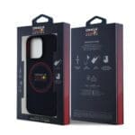 Red Bull Silicone Red Ring MagSafe Navy Kryt iPhone 15 Pro