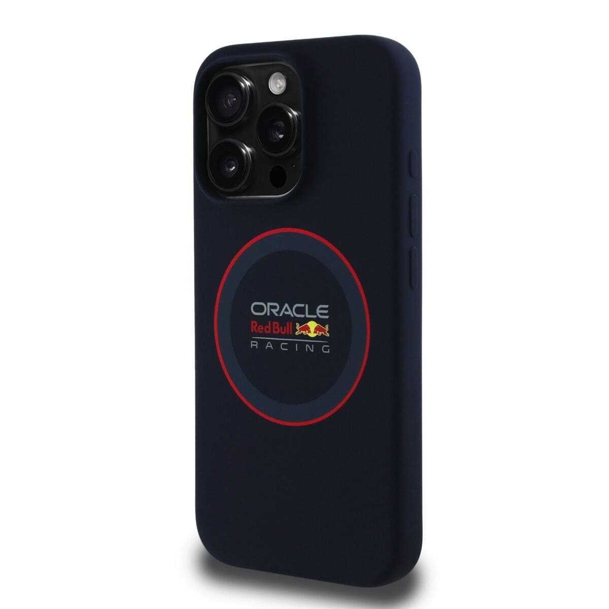 Red Bull Silicone Red Ring MagSafe Navy Kryt iPhone 16 Pro