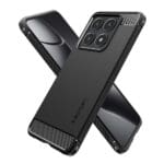 Spigen Rugged Armor Matte Black Kryt Xiaomi 14T