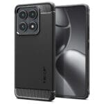 Spigen Rugged Armor Matte Black Kryt Xiaomi 14T