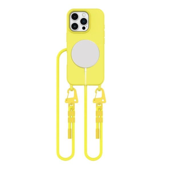 Tech-Protect Magnecklace MagSafe Canary Yellow Kryt iPhone 16 Pro