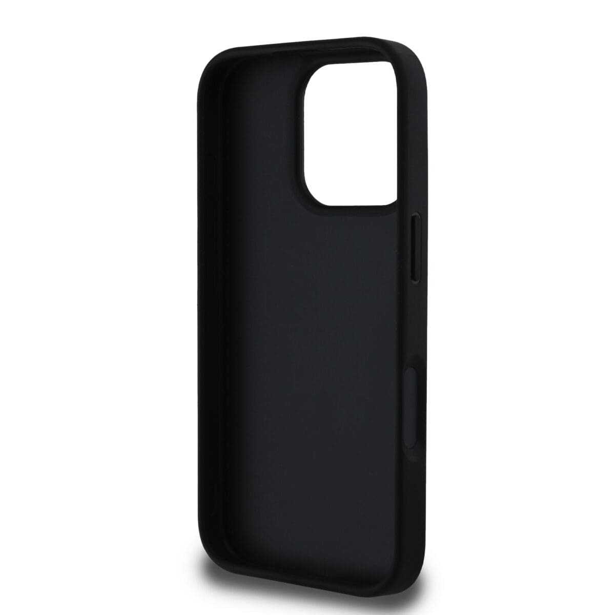 Guess PU Grained 4G Metal Logo Black Kryt iPhone 16 Pro