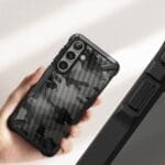 Ringke Fusion X Plus Camo Black Kryt Samsung Galaxy S25 Plus