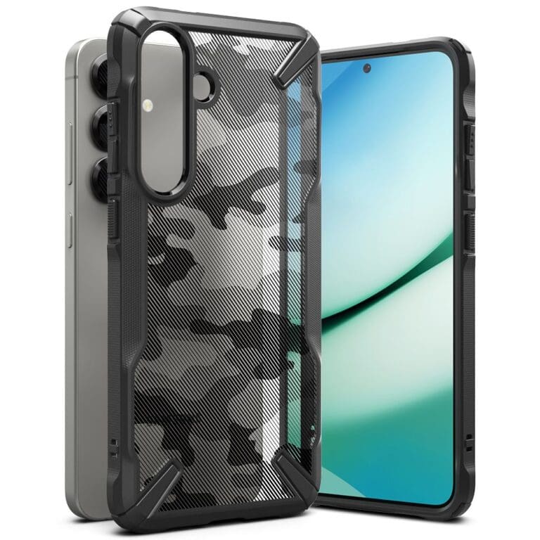 Ringke Fusion X Plus Camo Black Kryt Samsung Galaxy S25 Plus