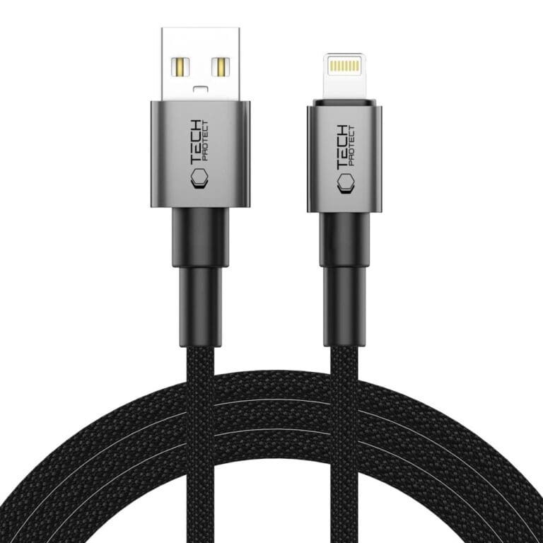 Tech-Protect Ultraboost Dna Lightning Cable 15W/2.4A 200Cm Iron Grey