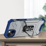 Crystal Ring Case Kickstand Tough Rugged Cover For Blue Kryt iPhone 12 Mini