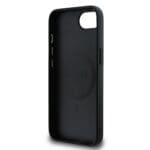 Guess PU Grained Classic Logo MagSafe Black Kryt iPhone 16e