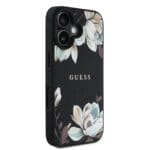 Guess PU Grained Magnolia MagSafe Black Kryt iPhone 16