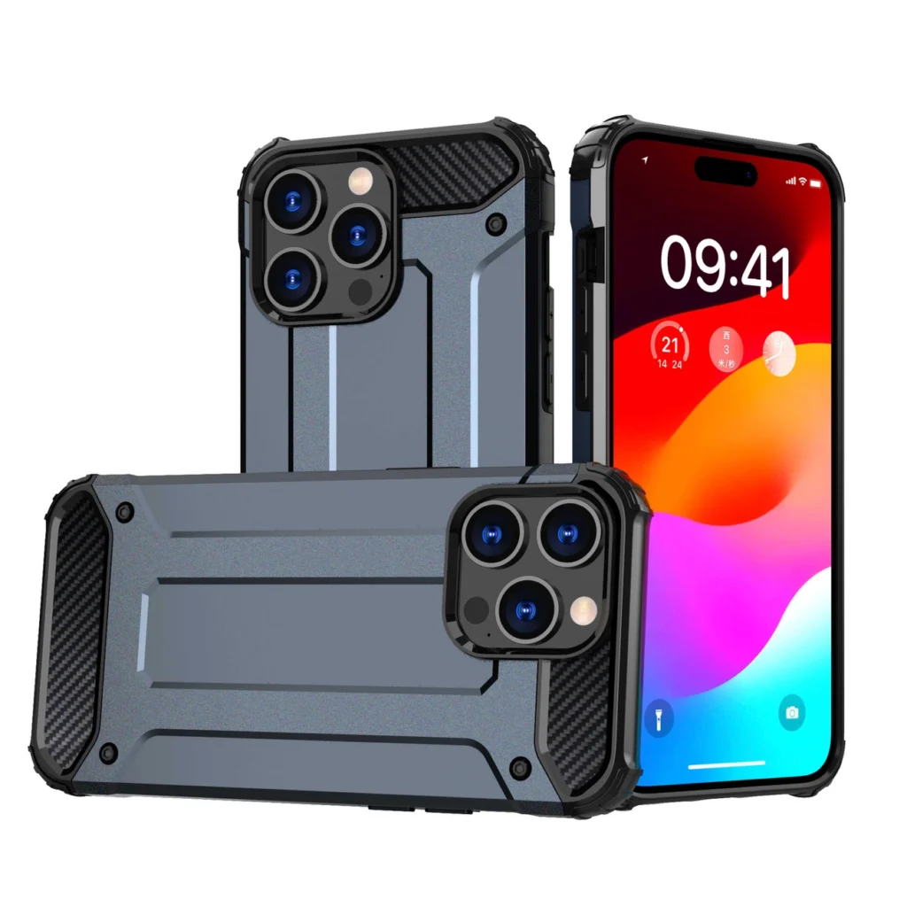 Hybrid Armor Case - Blue Kryt iPhone 15 Pro