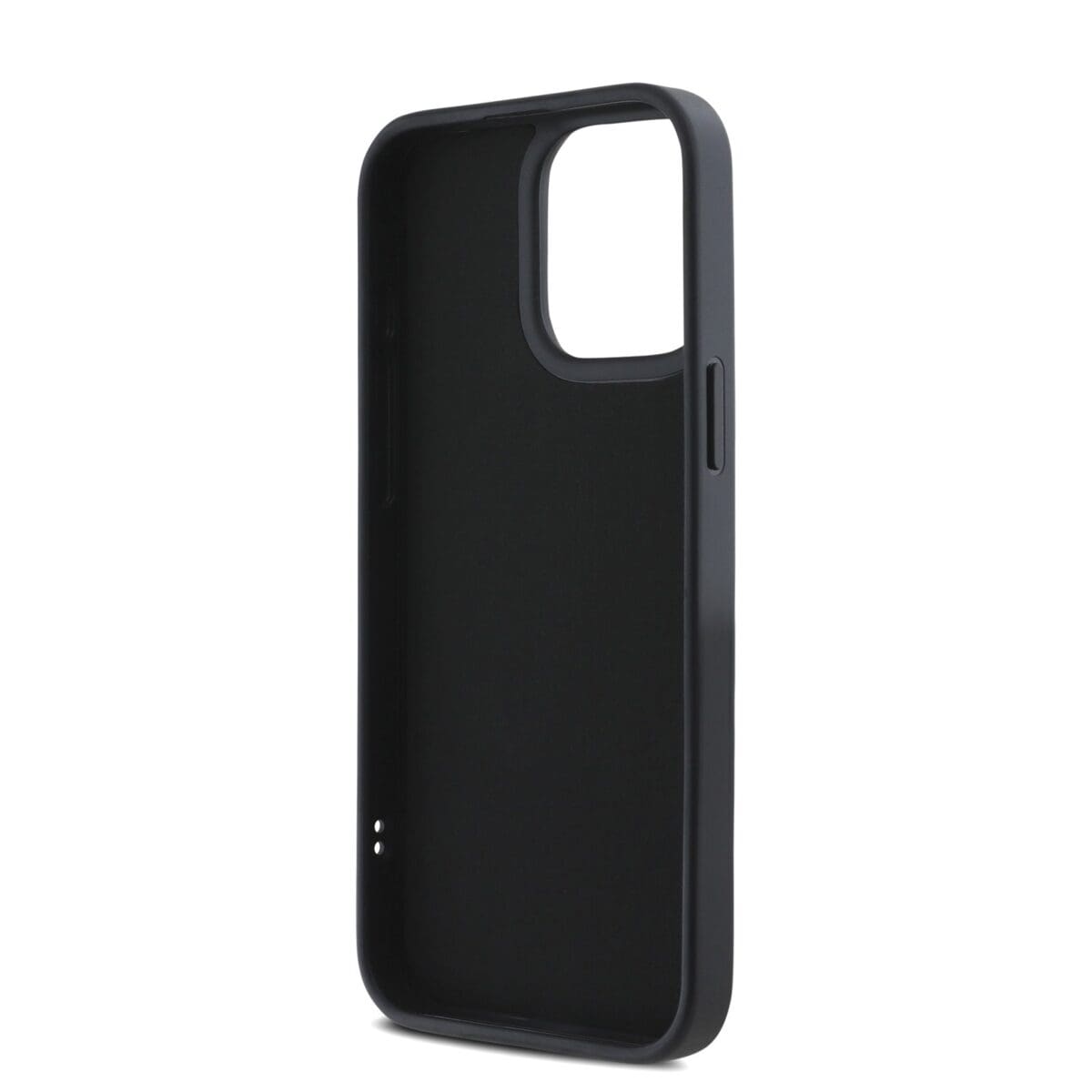Karl Lagerfeld 3D Rubber Glitter Logo Black Kryt iPhone 15 Pro