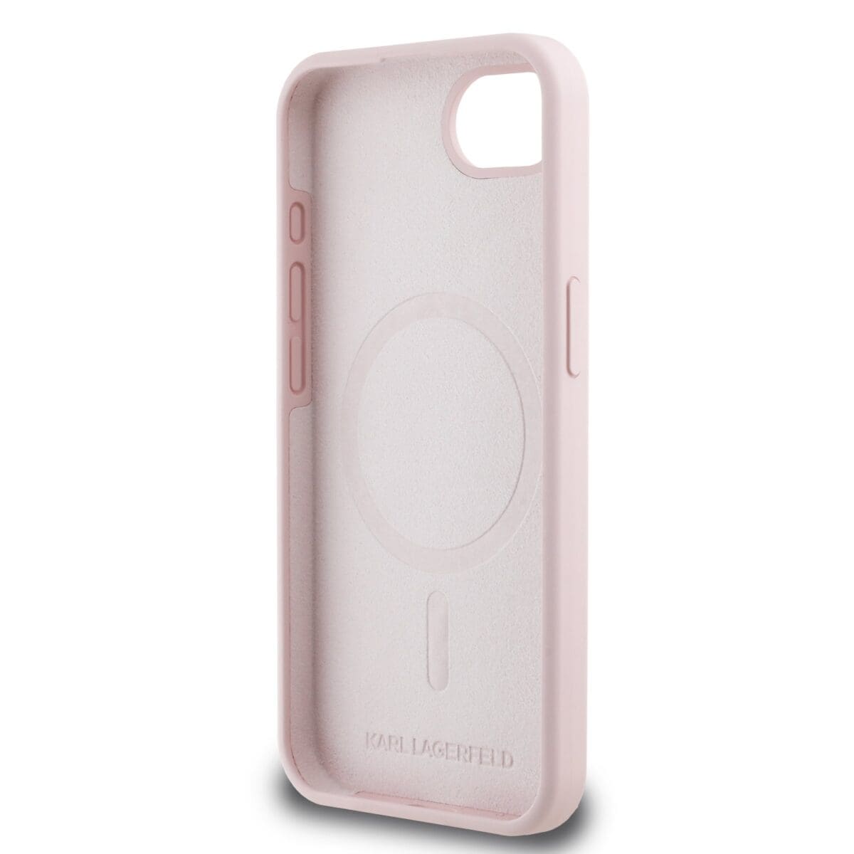 Karl Lagerfeld Liquid Silicone K&CH Heads MagSafe Pink Kryt iPhone 16e