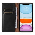 Magnet Strap Pouch Wallet + Mini Lanyard Pendant Black Kryt iPhone 12