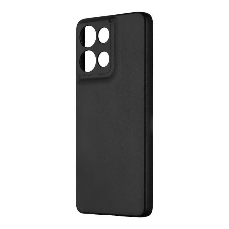 OBAL:ME Matte TPU Black Kryt Motorola Moto G75