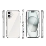 Outer Space Case With Gel Frame Clear Kryt iPhone 16