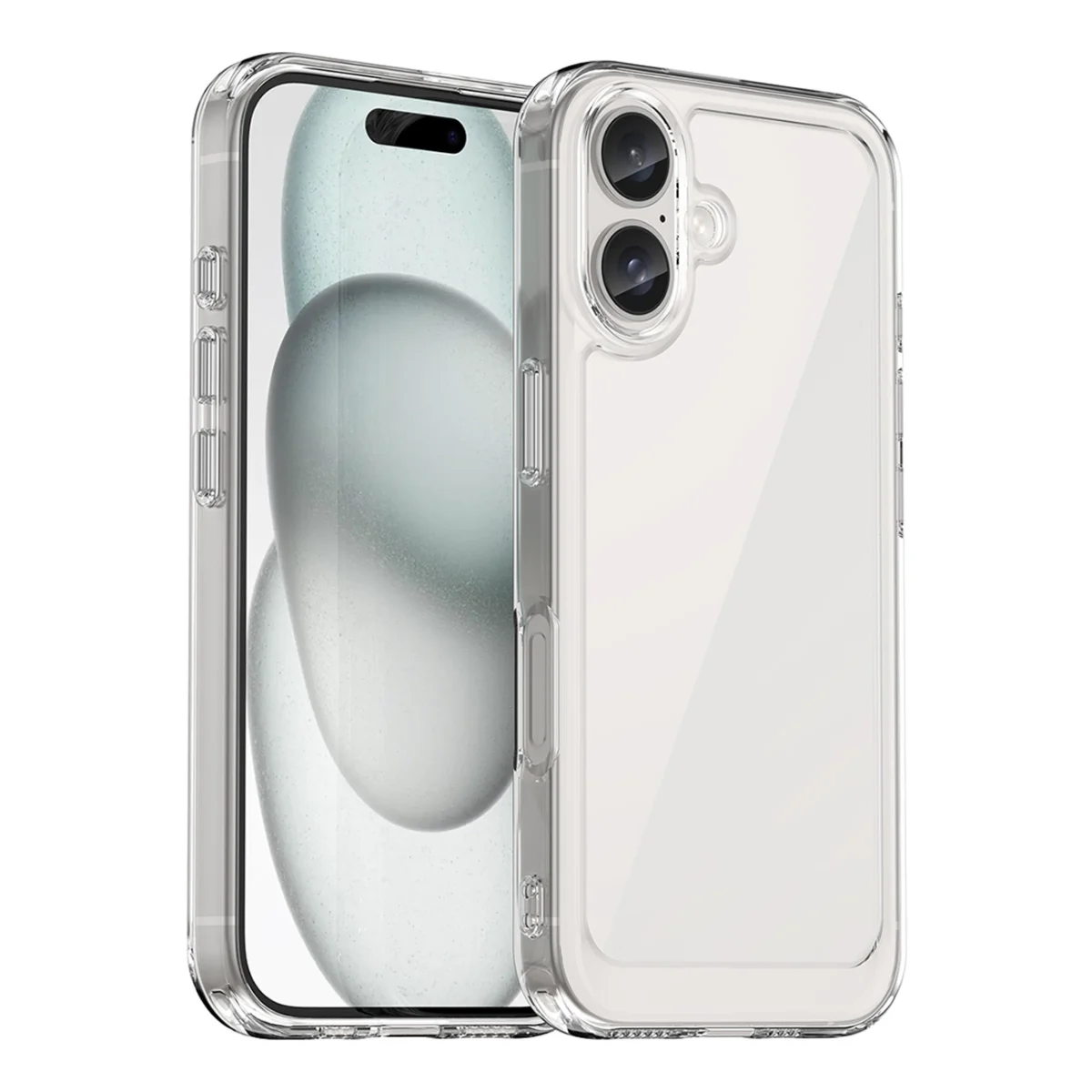 Outer Space Case With Gel Frame Clear Kryt iPhone 16