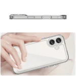 Outer Space Case With Gel Frame Clear Kryt iPhone 16