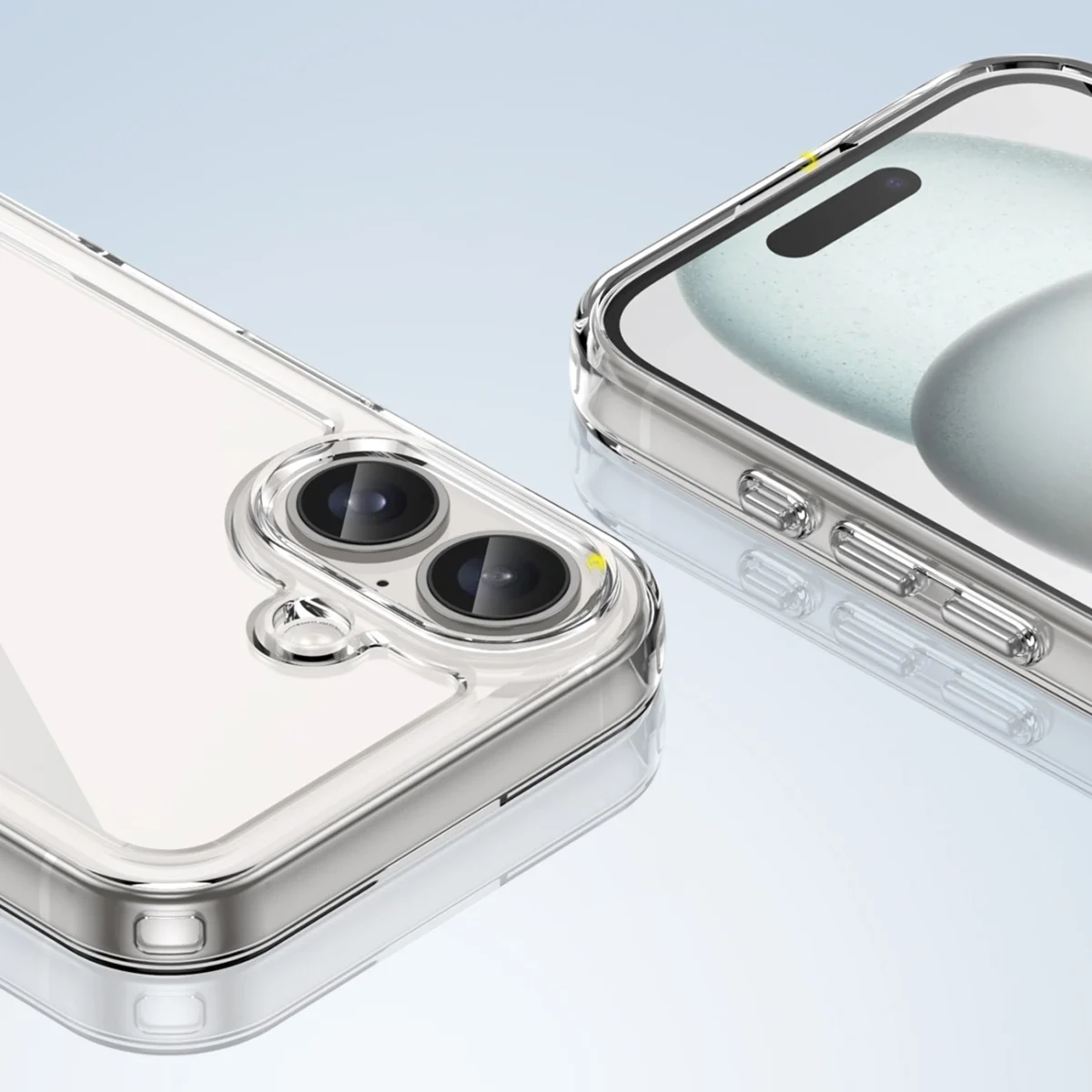 Outer Space Case With Gel Frame Clear Kryt iPhone 16