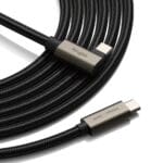 Ringke Usb 3.2 Gen 2X2 Type-C 90 Degree Cable Pd240W 200Cm Black