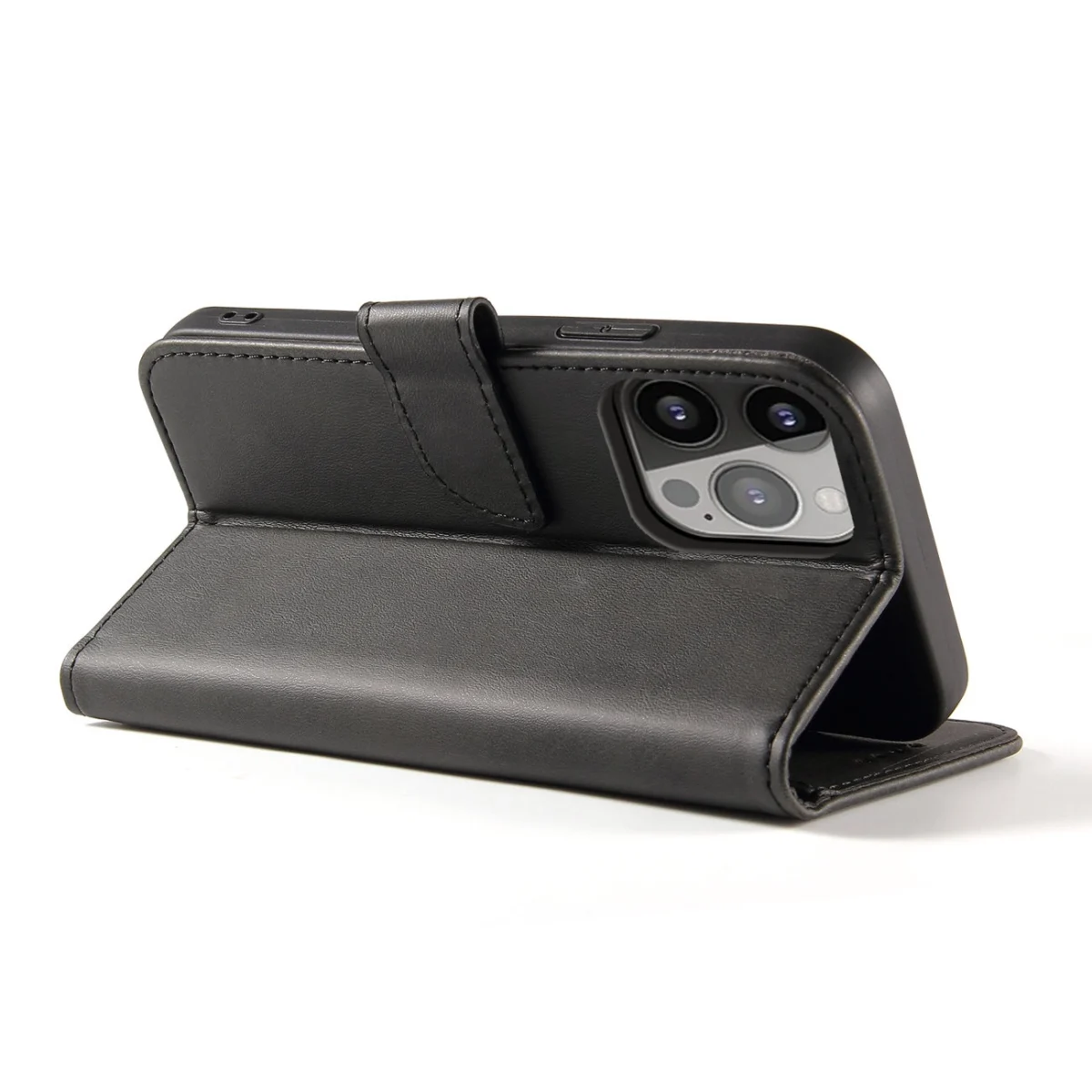 Wallet Case With Stand For Magnet Case - Black Kryt iPhone 15 Pro