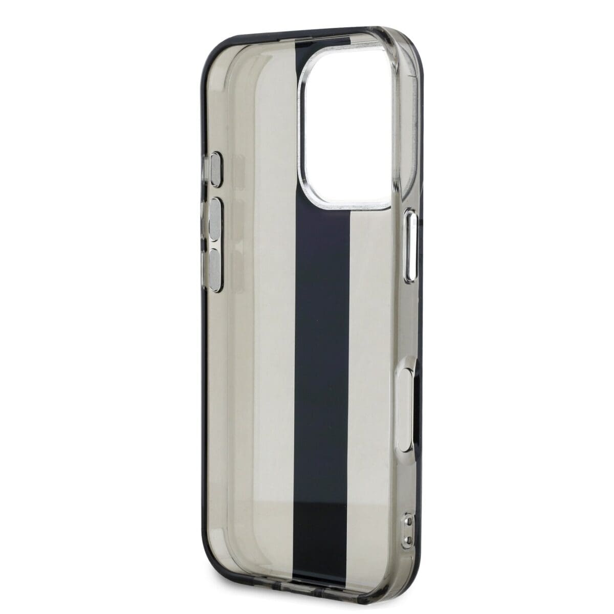 Karl Lagerfeld IML Stripe Logo Black Kryt iPhone 16 Pro