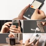 Ringke Wallet Slide Grip MagSafe Universal Magnetic Card Holder Black